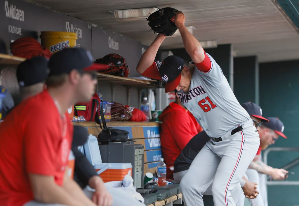 garcia in dugout gray